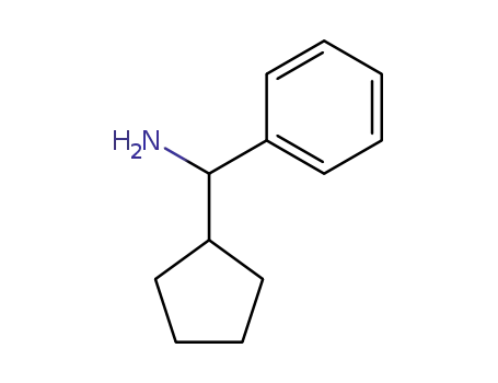 Molecular Structure of 23459-36-1 (cyclopentyl(phenyl)methanamine)