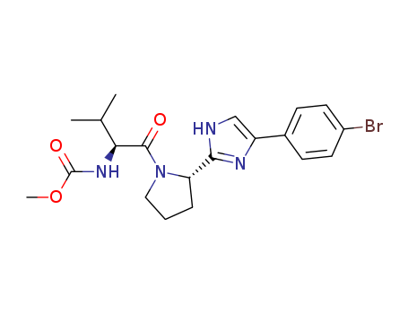 Methyl((S)-1-((S)-2-(4-(4-broMophenyl)-1H-iMidazol-2-yl)pyrrolidin-1-yl)-3-Methyl-1-oxobutan-2-yl)carbaMate