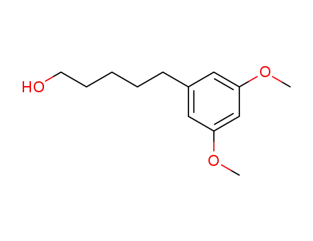 Molecular Structure of 836-27-1 (1,3-dimethoxy-5-(5-hydroxypentyl)benzene)
