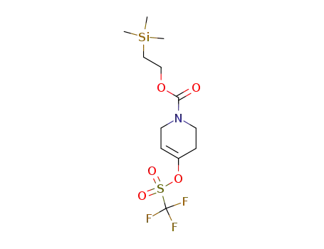 Molecular Structure of 375854-77-6 (2-(triMethylsilyl)ethyl 4-(trifluoroMethylsulfonyloxy)-5,6-dihydropyridine-1(2H)-carboxylate)