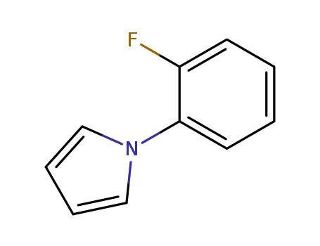 Molecular Structure of 89096-77-5 (1-(2-Fluorophenyl)pyrrole, 98%)