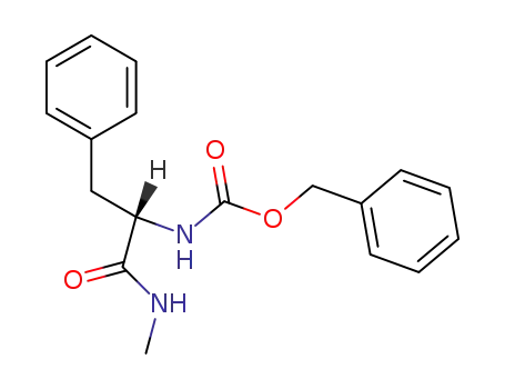 Carbamic acid, [2-(methylamino)-2-oxo-1-(phenylmethyl)ethyl]-,
phenylmethyl ester, (S)-