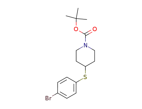tert- 부틸 4- (4- 브로 모 페닐 티오) 피 페리 딘 -1- 카르 복실 레이트