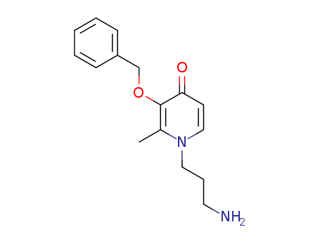 4(1H)-Pyridinone, 1-(3-aminopropyl)-2-methyl-3-(phenylmethoxy)-