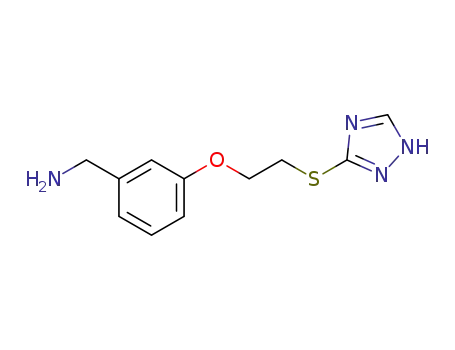 1-(3-{[2-(1H-1,2,4-triazol-3-ylthio)ethyl]oxy}phenyl)methanamine