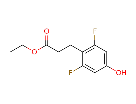 2,6-디플루오로-4-히드록시벤젠프로판산 에틸에스테르