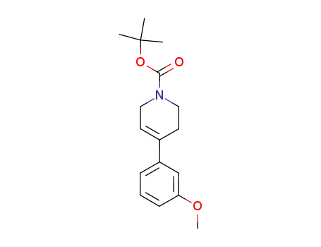 1(2H)-Pyridinecarboxylic acid, 3,6-dihydro-4-(3-methoxyphenyl)-,
1,1-dimethylethyl ester