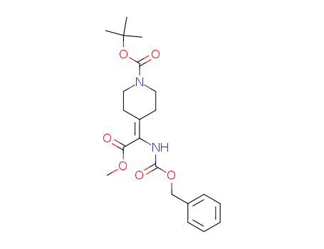 tert-butyl 4-(1-(benzyloxycarbonyl)-2-methoxy-2-oxoethylidene)piperidine-1-carboxylate