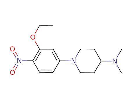 1-(3-ethoxy-4-nitrophenyl)-N,N-dimethylpiperidin-4-amine