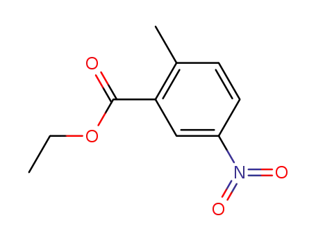 Molecular Structure of 124358-24-3 (2-METHYL-5-NITROBENZOIC ACID ETHYL ESTER)