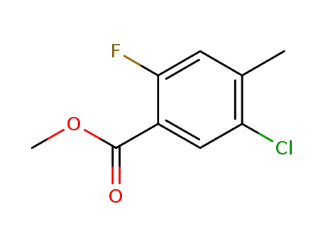 5-Chloro-2-fluoro-4-methyl-benzoic acid methyl ester
