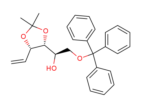 (1R)-1-[(4R,5S)-2,2-dimethyl-5-vinyl-1,3-dioxolan-4-yl]-2-trityloxy-ethanol
