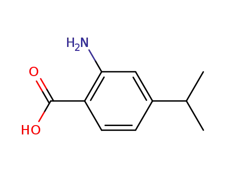 Molecular Structure of 774165-27-4 (2-AMino-4-isopropylbenzoic acid)