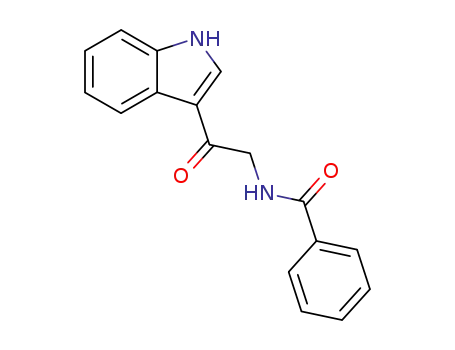 Molecular Structure of 73053-94-8 (N-[2-(1H-indol-3-yl)-2-oxoethyl]benzamide)