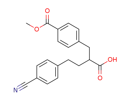 methyl 4-[2-carboxy-4-(4-cyanophenyl)butyl]benzoate