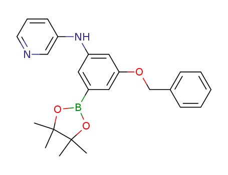 [3-benzyloxy-5-(4,4,5,5-tetramethyl-[1,3,2]dioxaborolan-2-yl)-phenyl]-pyridin-3-yl-amine