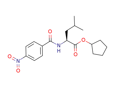 L-Leucine, N-(4-nitrobenzoyl)-, cyclopentyl ester