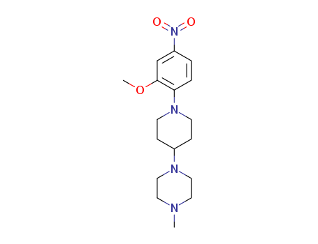 1-(1-(2-methoxy-4-nitrophenyl)piperidin-4-yl)-4-methylpiperazine  Cas no.1254058-33-7 98%
