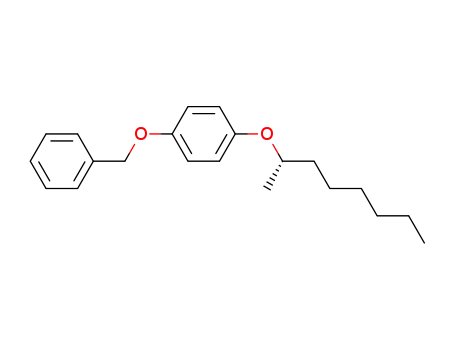 (s)-1-benzyloxy-4-[(1-methylheptyl)oxy]benzene