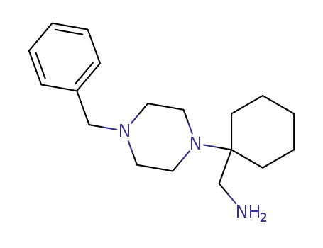 Cyclohexanemethanamine, 1-[4-(phenylmethyl)-1-piperazinyl]-
