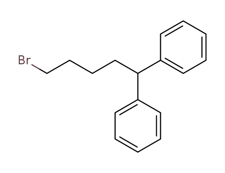 (5-bromopentane-1,1-diyl)dibenzene