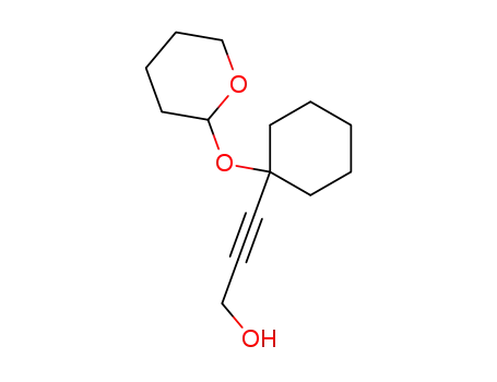 3-[1-((tetrahydro-2H-pyran-2-yl)oxy)cyclohexyl]prop-2-yn-1-ol