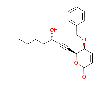 (5S,6S)-5-(benzyloxy)-6-((S)-3-hydroxyhept-1-ynyl)-5,6-dihydro-2H-pyran-2-one
