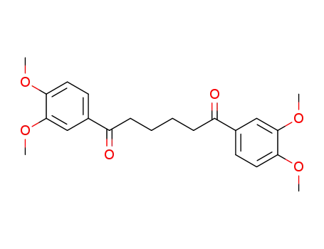 Molecular Structure of 50766-16-0 (1,6-bis(3,4-dimethoxyphenyl)-1,6-hexanedione)