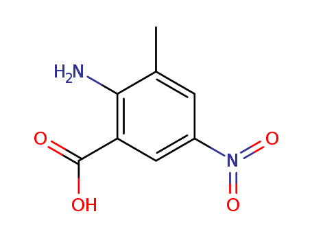 Benzoic acid, 2-amino-3-methyl-5-nitro-                                                                                                                                                                 