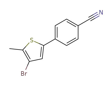 3-bromo-5-(4-cyanophenyl )-2-methylthiophene