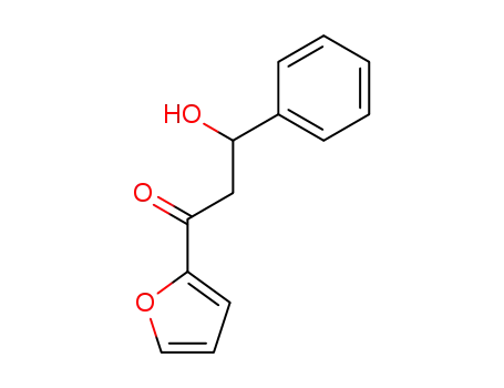 Molecular Structure of 141037-91-4 (1-Propanone, 1-(2-furanyl)-3-hydroxy-3-phenyl-)