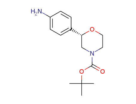 Tert-butyl (2S)-2-(4-aminophenyl)morpholine-4-carboxylate