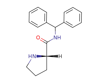Molecular Structure of 748149-61-3 ((2S)-N-benzhydrylpyrrolidine-2-carboxamide)