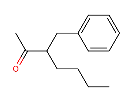 Molecular Structure of 29494-51-7 (2-Heptanone, 3-(phenylmethyl)-)