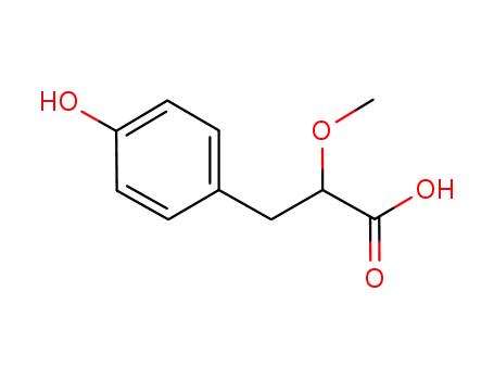 Molecular Structure of 477982-28-8 (3-(4-HYDROXYPHENYL)-2-METHOXYPROPANOIC ACID)