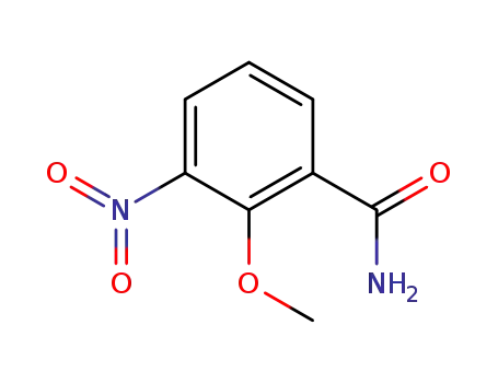 Molecular Structure of 722538-98-9 (2-methoxy-3-nitrobenzamide)