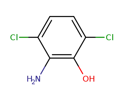 Molecular Structure of 100868-47-1 (Phenol, 2-amino-3,6-dichloro-)