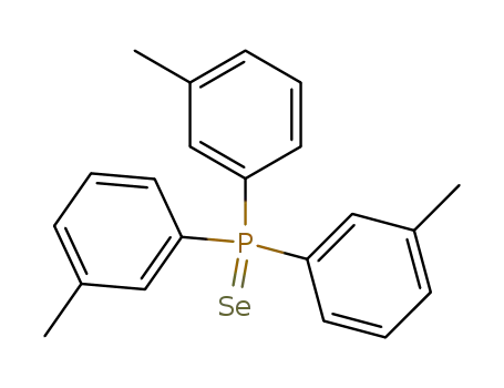 Molecular Structure of 10061-85-5 (Phosphine selenide, tris(3-methylphenyl)-)