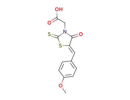 (Z)-2-(5-(4-methoxybenzylidene)-4-oxo-2-thioxothiazolidin-3-yl)acetic acid
