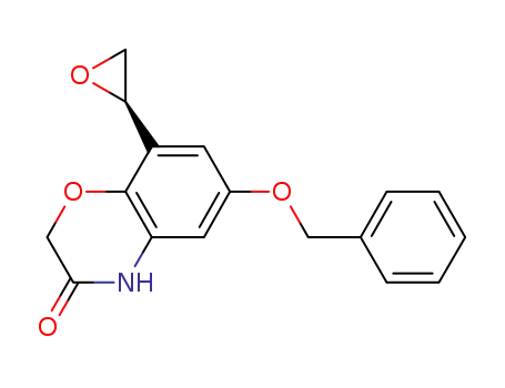 (R)-6-Benzyloxy-8-(oxiran-2-yl)-4H-benzo[1,4]oxazin-3-one