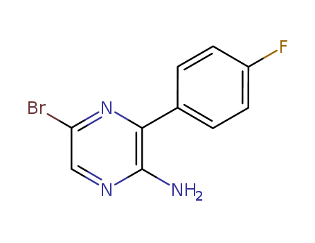 5-Bromo-3-(4-fluorophenyl)pyrazin-2-amine