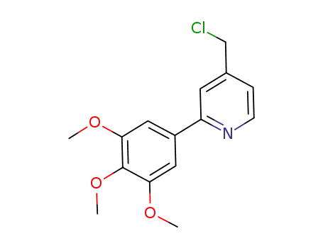 4-(CHLOROMETHYL)-2-(3,4,5-TRIMETHOXYPHENYL)PYRIDINE