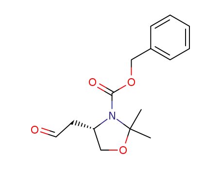 (S)-2,2-dimethyl-4-(2-oxo-ethyl)-oxazolidine-3-carboxylic acid benzyl ester