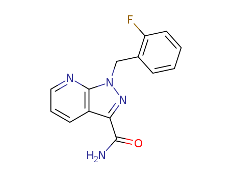 1-(2-Fluorobenzyl)-1H-pyrazolo[3,4-b]pyridine-3-carboxamide