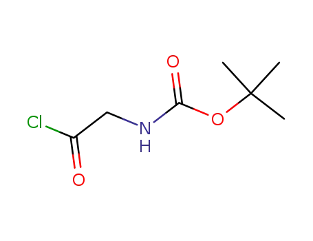 Molecular Structure of 122451-14-3 (Carbamic acid, (2-chloro-2-oxoethyl)-, 1,1-dimethylethyl ester (9CI))