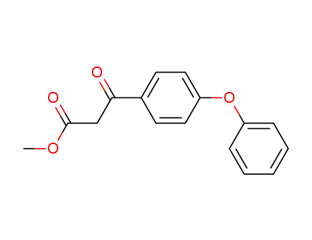 Molecular Structure of 85778-54-7 (3-OXO-3-(4-PHENOXYPHENYL)PROPIONIC ACID METHYL ESTER)