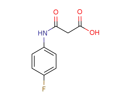 Molecular Structure of 95262-10-5 (3-(4-fluorophenylaMino)-3-oxopropanoic acid)