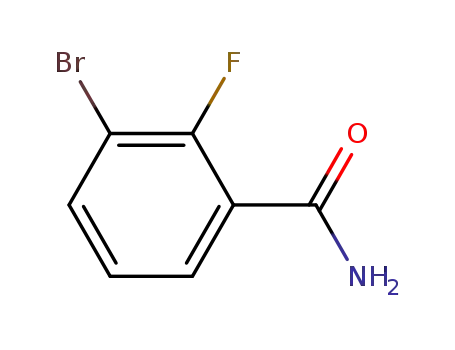 Molecular Structure of 871353-25-2 (3-Bromo-2-fluorobenzamide)