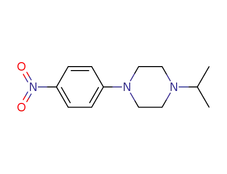 Molecular Structure of 443914-85-0 (Piperazine, 1-(1-methylethyl)-4-(4-nitrophenyl)-)