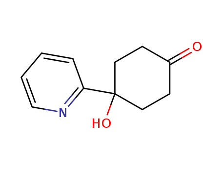 Cyclohexanone, 4-hydroxy-4-(2-pyridinyl)-